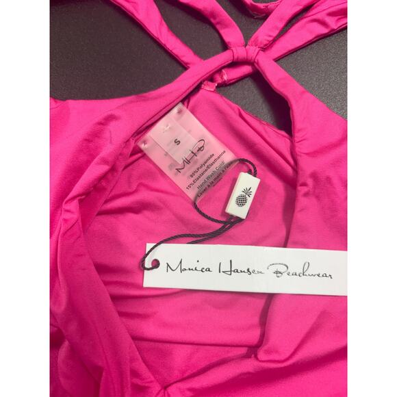 Monica Hansen Beachwear NWT Starlight Cut Out One Piece Swimsuit Azaela Small‎ - Picture 4 of 4